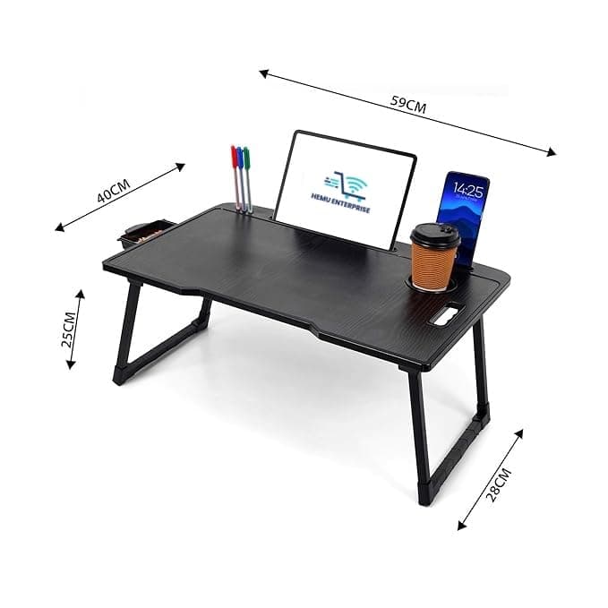Generic Ergonomic Multipurpose Foldable Wooden Laptop Bed Table